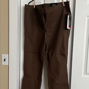 Rafaella Dark Brown Chinos